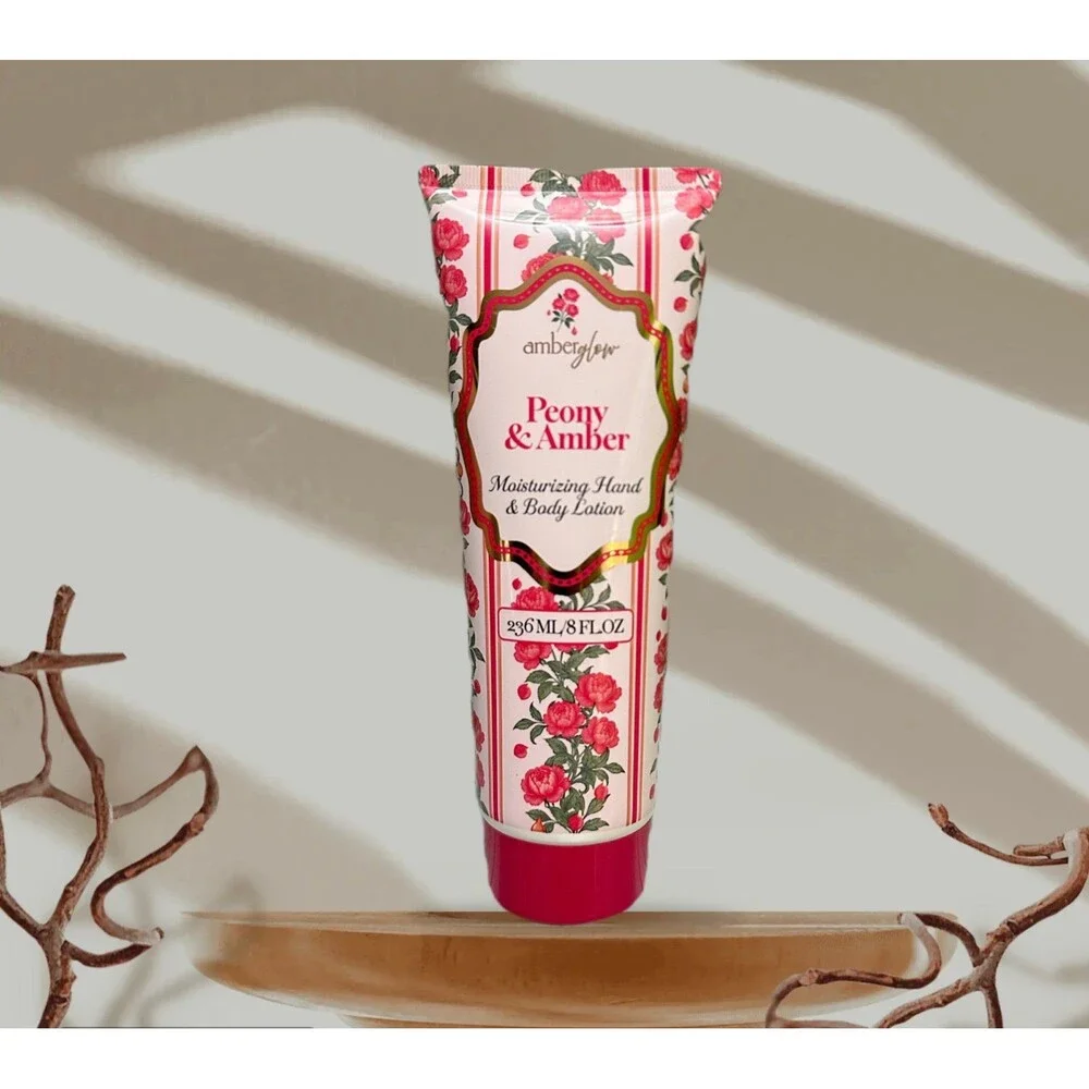 Amberglow Peony & AAmberglow Peony & Amber Moisturizing Hand & Body Lotion 236ml